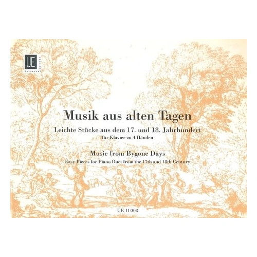 Music from Bygone Days: 10 Easy Pieces for Piano Duet