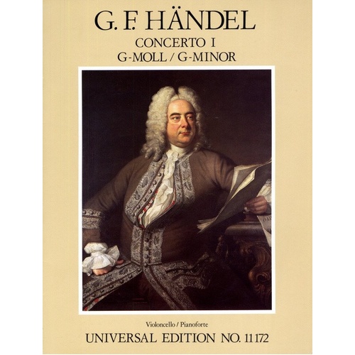 Handel - Concerto in G Minor for Cello and Piano by Universal Edition