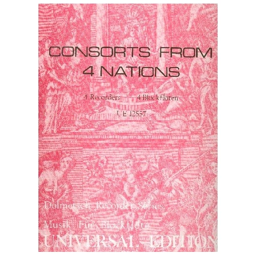Consorts from 4 Nations for Recorder Quartet by Carl Dolmetsch