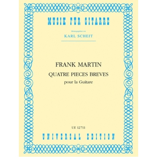 Quatre Pieces Breves Guitar 