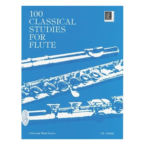 100 Classical Studies for Flute by Universal Edition