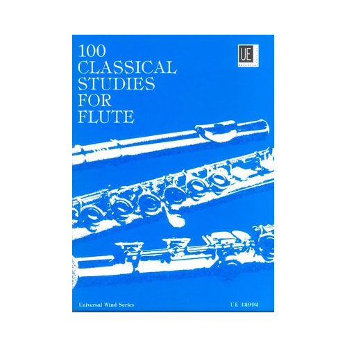 100 Classical Studies for Flute - Vester Compilation, Flute Sheet Music, Grade 4 & 5, Standard Repertoire, 17th-20th Century Styles