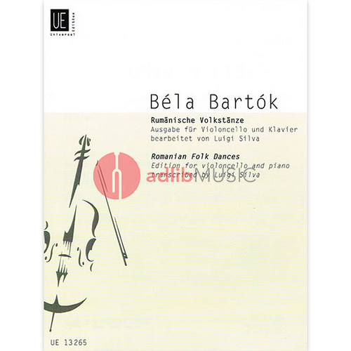 Romanian Folk Dances for Cello and Piano Sheet Music