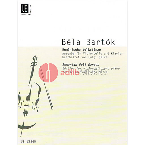 Romanian Folk Dances for Cello & Piano Sheet Music