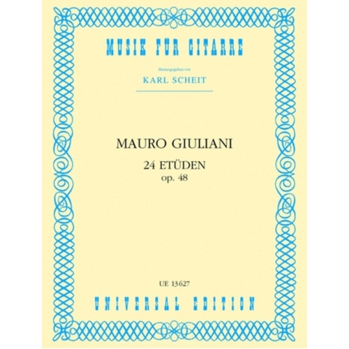 Etudes 24 Op 48 Guitar 