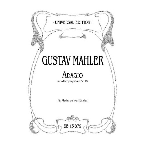 Mahler - Adagio from Symphony No. 10 for Piano Duet, Universal Edition