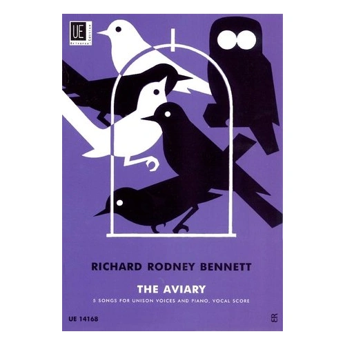 Bennett - The Aviary for Unison Voices and Piano Vocal Score