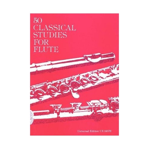 50 Classical Studies for Flute by Vester - Flute Sheet Music and Tutors