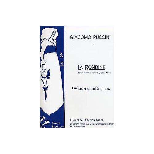 Puccini - La Canzone di Doretta - Chi il Bel Sogno Score for Voice