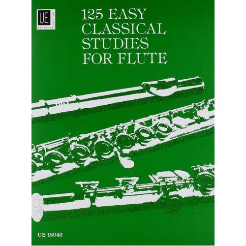 125 Easy Classical Studies For Flute (Softcover Book)