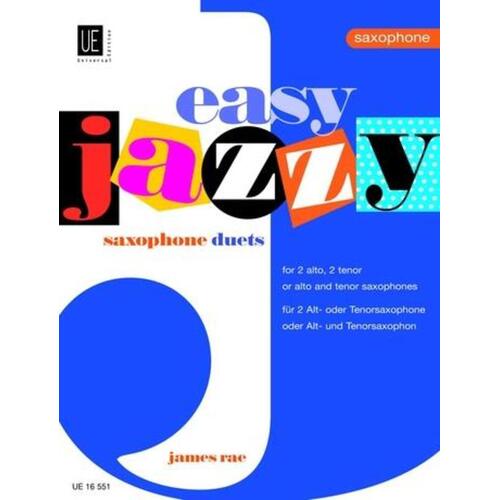 Easy Jazzy Duets Saxophones (Softcover Book)