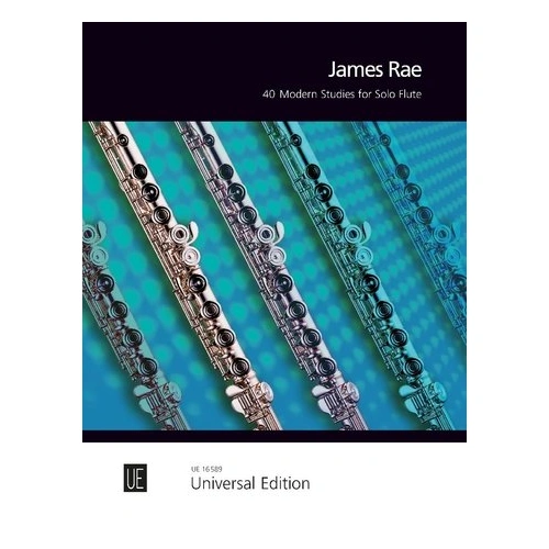40 Modern Studies for Solo Flute by James Rae