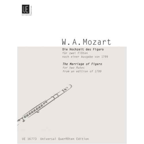 Marriage Of Figaro For 2 Flutes 