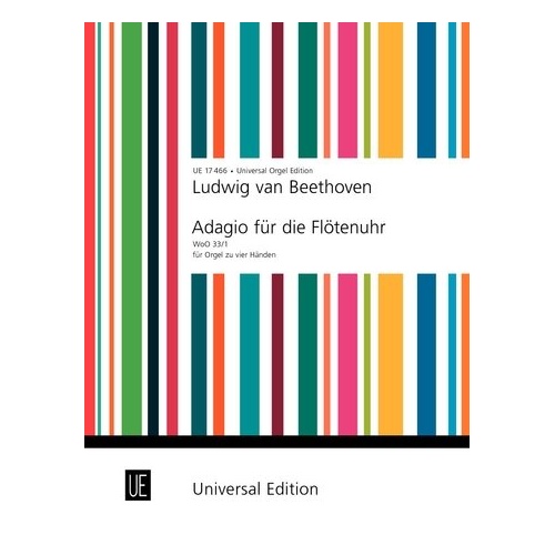 Beethoven - Adagio for the Musical Clock WoO 33/1 for Organ Duet