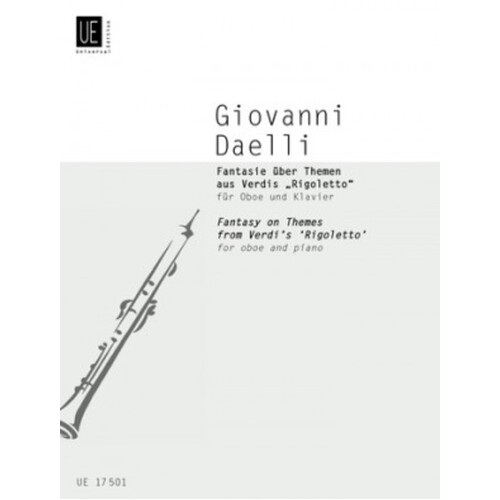 Daelli - Fantasy Themes From Rigolletto Oboe/Piano (Softcover Book)