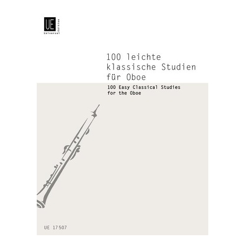 Easy Classical Studies 100 for Oboe by Universal Edition