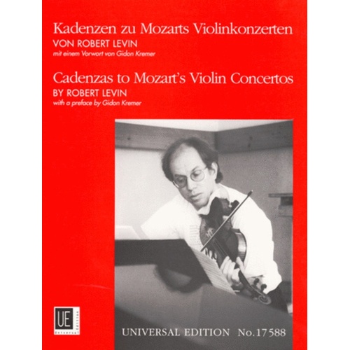 Cadenzas To Mozarts Violin Concertos 