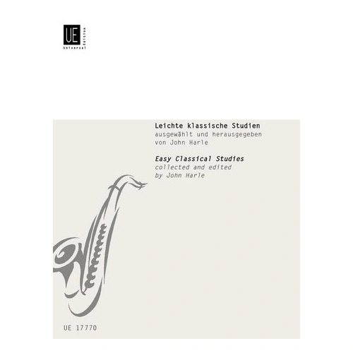 Easy Classical Studies for Saxophone by Universal Edition