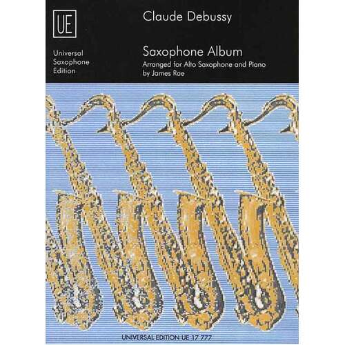 Claude Debussy Saxophone Album Alto Sax/Piano (Softcover Book)