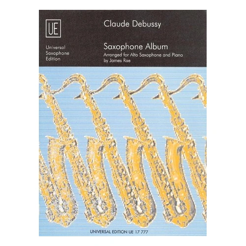 Claude Debussy Saxophone Album for Alto Sax and Piano