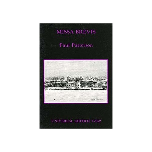Patterson - Missa Brevis Op 54 for SATB Choral Score
