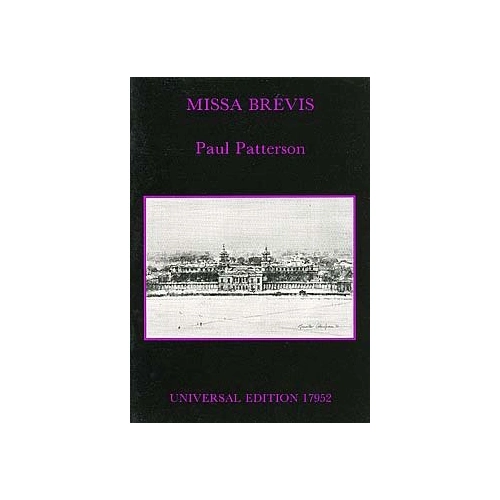 Patterson - Missa Brevis Op. 54 SATB Choral Score