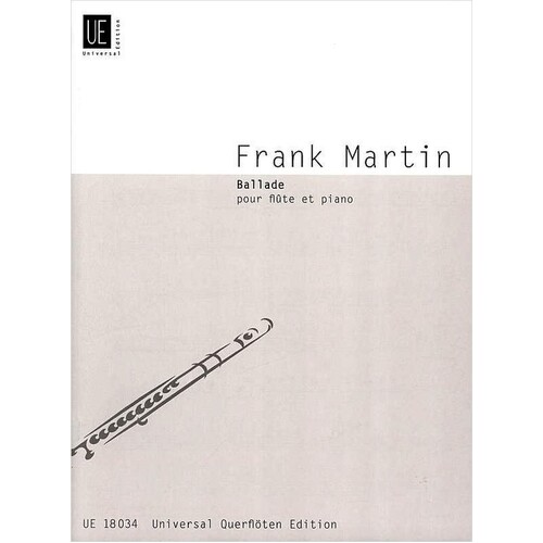 Martin - Ballade Flute/Piano (Softcover Book)