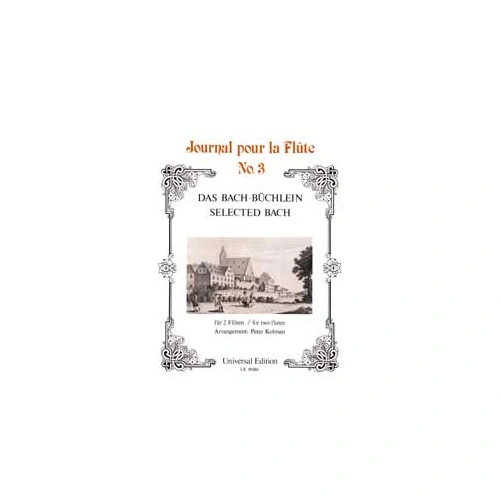 Selected Works of Bach for Two Flutes - Flute Sheet Music