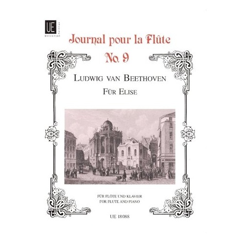 Beethoven - For Elise WoO 59 for Flute/Piano, Arranged by Hans-Wolfgang Riedel