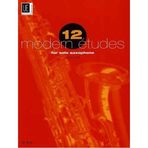 Rae - 12 Modern Etudes For Saxophone (Softcover Book)