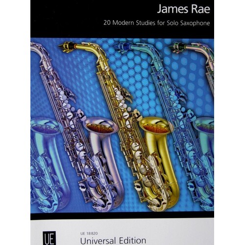 Rae - 20 Modern Studies For Saxophone (Softcover Book)