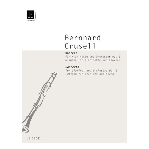Crusell - Concerto No. 1 Op. 1 for Clarinet and Piano, Arranged by Pamela Weston