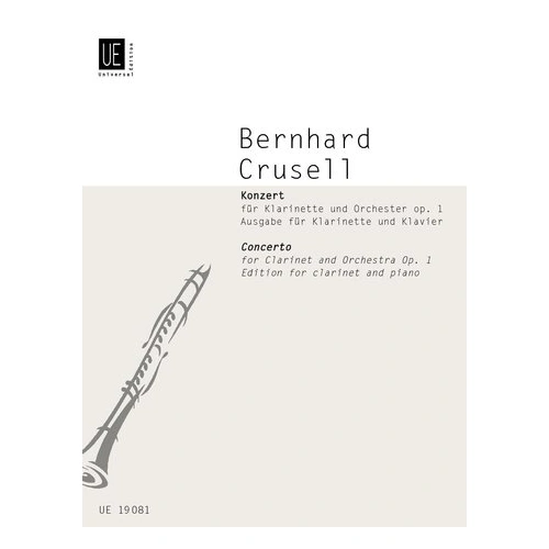Crusell - Concerto No. 1 Op. 1 for Clarinet and Piano, Arranged by Pamela Weston