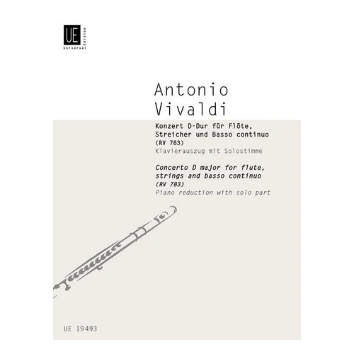 Vivaldi Concerto RV 783 for Flute and Piano - Universal Edition