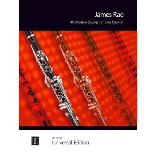 40 Modern Studies Solo Clarinet (Softcover Book)
