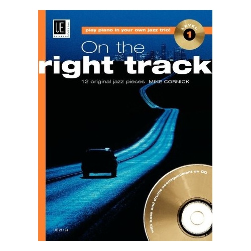 On the Right Track Level 1 BK/CD Jazz Pieces 12 by Mike Cornick