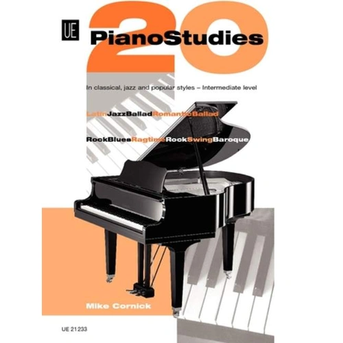 20 Piano Studies in Classical Jazz Popular Styles Sheet Music