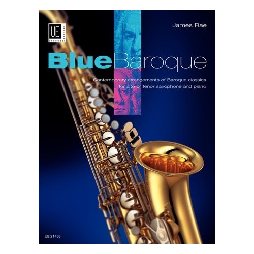 Blue Baroque for Saxophone by James Rae - Universal Edition, 1 Page