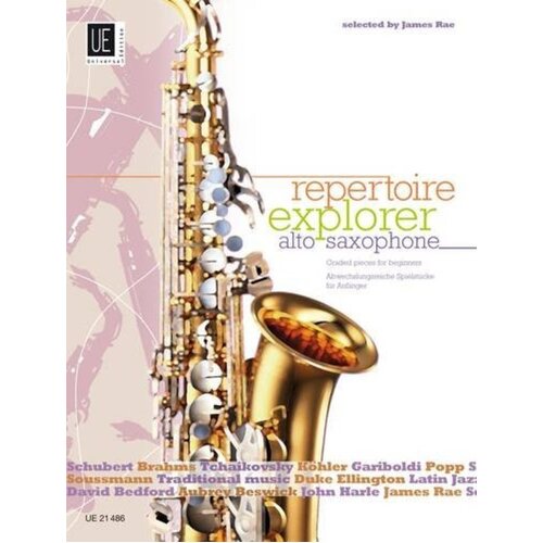 Repertoire Explorer Alto Sax and Piano (Softcover Book)