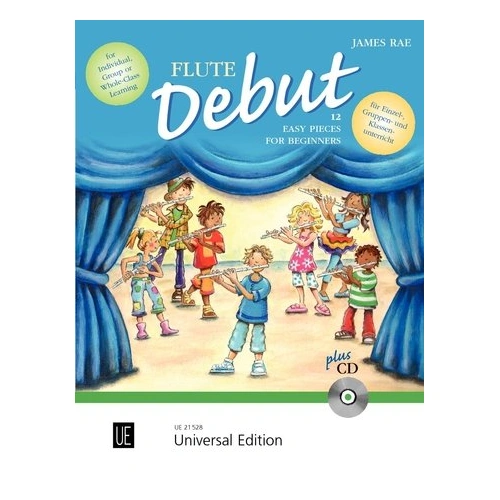 Flute Debut Pupils Book with CD by James Rae