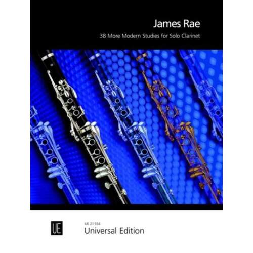 Rae - 38 More Modern Studies For Solo Clarinet (Softcover Book)