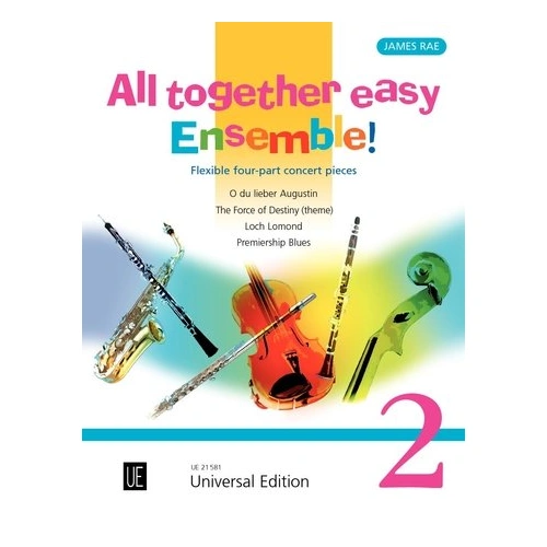 All Together Easy Ensemble! Vol 2 by James Rae - Beginner Ensemble Music for Various Instruments