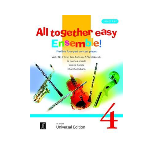 All Together Easy Ensemble 4 Flex Ensemble Sheet Music for Beginners
