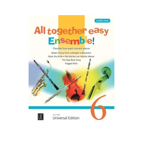 All Together Easy Ensemble Volume 6 - Flexible 4-Part Ensemble Score/Parts by Rae
