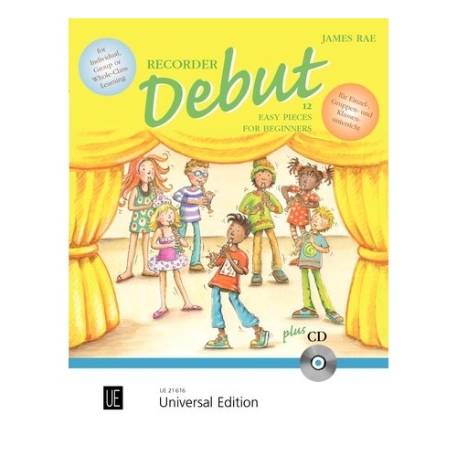 RAE Recorder Debut Pupil's Book: 12 Easy Pieces for Beginners