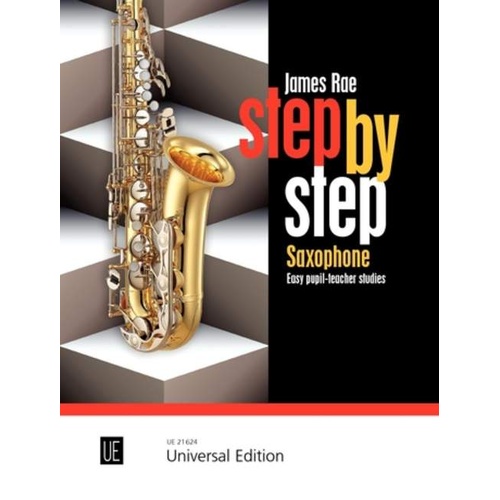 Step By Step Saxophone Sheet Music for Beginners - 21 Easy Progressive Studies with Teacher's Part and Warm-Up Exercises