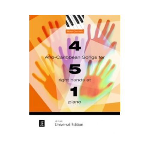 4 Afro-Caribbean Songs for 5 Pianists at 1 Piano - Sheet Music