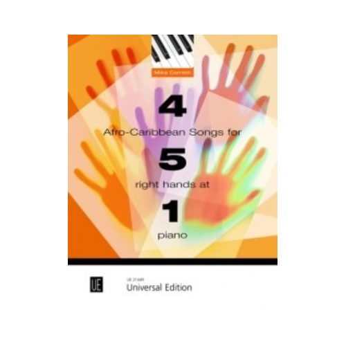 4 Afro-Caribbean Piano Songs for 5 Right Hands with Score Copy