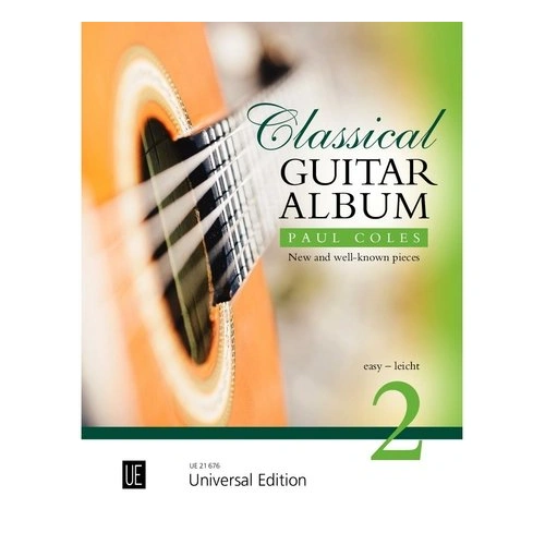 Classical Guitar Album 2 by Paul Coles - 28 Easy Pieces for Guitar