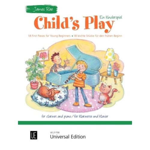 Rae - Childs Play For Clarinet/Piano (Softcover Book)